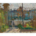 Reproductie van het schilderij Lagny, Nono aan de hek van de tuin - Henri Lebasque