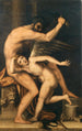 La punition d'Amour - Lambert Lombard — weergave van het kunstwerk