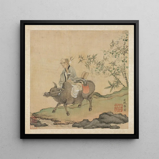 Chen Hongshou - Laozi Riding an Ox.webp