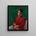 Portret van een dame - Laura Wheeler Waring — ingelijst kunstwerk aan de muur