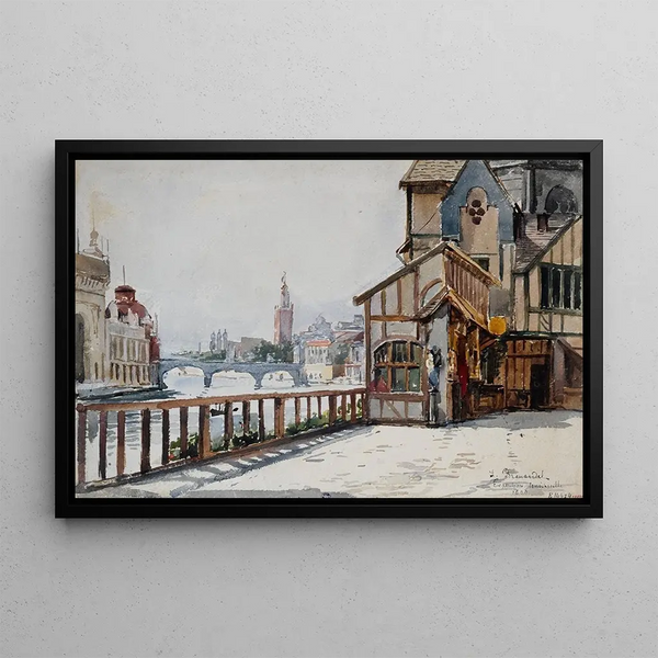 Laure Brouardel - Exposition de 1900 entre du Vieux Paris.webp