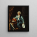 Portret van Mirabeau 1749-1791 in zijn werkkamer - Laurent Dabos — ingelijst kunstwerk aan de muur