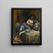 Odalisque - Laurent Gsell — ingelijst kunstwerk aan de muur
