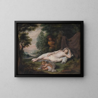 Laurentius de Neter - Sleeping Nymph Watched by a Man.webp