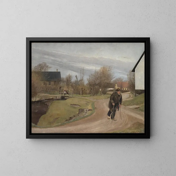 Lente in Jutland van Hals - Laurits Andersen Ring — ingelijst kunstwerk aan de muur