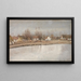 L'étang du village à Ring, Zélande - Laurits Andersen Ring — framed artwork on a wall