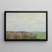 Vue van de fjord van Roskilde begin van de lente - Laurits Andersen Ring — ingelijst kunstwerk aan de muur