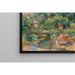 Reproductie van het schilderij Lavandières aan de rand van de wolf - Pierre-Auguste Renoir