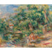 Reproductie van het schilderij Lavandières aan de rand van de wolf - Pierre-Auguste Renoir
