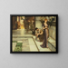 Een apodytère - Lawrence Alma-Tadema — ingelijst kunstwerk aan de muur