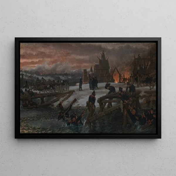 Lawrence AlmaTadema - Captain Benthien on the Beresina Anno 1812.webp