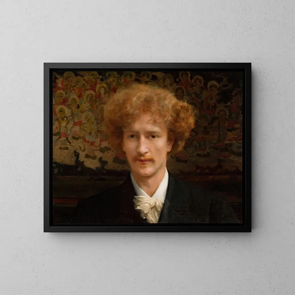portret van Ignacy Jan Paderewski 1860-1941 - Lawrence Alma-Tadema — ingelijst kunstwerk aan de muur