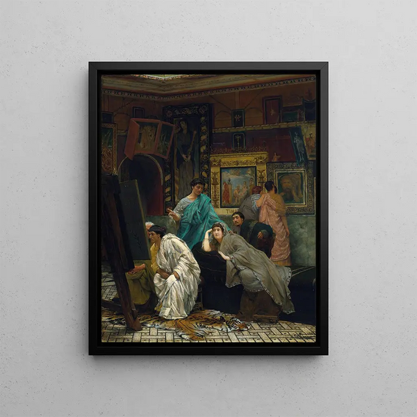 Lawrence AlmaTadema - The Collector Of Pictures At The Time Of Augustus.webp