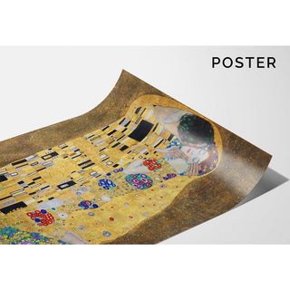 Le Baiser - Gustav Klimt | Reproduction Tableau Décoration murale affiche copie