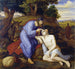 De Goede Samaritaan - Friedrich von Olivier — weergave van het kunstwerk