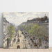 Reproductie van het schilderij Het Boulevard de Montmartre, Lenteochtend - Camille Pissarro