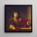 De Drinker - Ferdinand Bol — ingelijst kunstwerk aan de muur