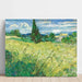 Reproductie van het schilderij van het groene tarweveld met cipres - Vincent Van Gogh