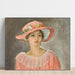 Reproductie van het schilderij De Roze Hoed - Henri Lebasque