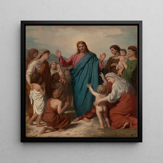 Le Christ au milieu des enfants - Charles Henri Hilaire Michel