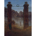 Reproductie van het schilderij Het kerkhof - Caspar David Friedrich