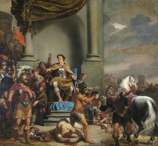 Le Consul Titus Manlius Torquatus ordonne la décapitation de son fils - Ferdinand Bol