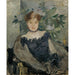 Reproductie van het schilderij Het Zwarte Korset - Berthe Morisot