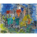 Reproductie van het schilderij van het blauwe afpellen - Raoul Dufy