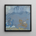Het Duel - Nicholas Roerich — ingelijst kunstwerk aan de muur