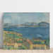 Reproductie van het schilderij Het Golf van Marseille gezien vanaf L'Estaque - Paul Cézanne