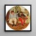 De Grote Boer en de Handelaar - Pieter Brueghel de Jonge — wandpresentatie van het kunstwerk