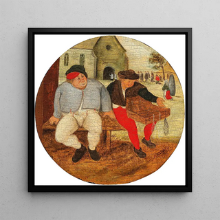 Le Gros Paysan et le Marchand - Pieter Brueghel le Jeune