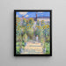 Reproductie van het schilderij Het Tuin van Monet in Vétheuil - Claude Monet