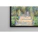 Reproductie van het schilderij Het Tuin van Monet in Vétheuil - Claude Monet
