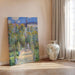 Reproductie van het schilderij Het Tuin van Monet in Vétheuil - Claude Monet