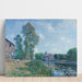 Reproductie van het schilderij Le Loing à Moret, en Été - Alfred Sisley