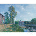 Reproductie van het schilderij Le Loing à Moret, en Été - Alfred Sisley
