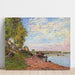 Reproductie van het schilderij Le Loing à Saint-Mammès (1883) - Alfred Sisley