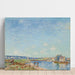Reproductie van het schilderij Le Loing à Saint-Mammès (1884) - Alfred Sisley