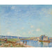 Reproductie van het schilderij Le Loing à Saint-Mammès (1884) - Alfred Sisley