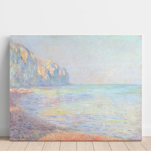 Reproductie van het schilderij De ochtend, mistige tijd, Pourville (Mistige ochtend in Pourville) - Claude Monet