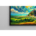 Reproduction of the painting of Le Mont Saint-Michel with Van Gogh style | Artificial intelligence
