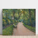 Reproduction of the painting The Parc Monceau - Gustave Caillebotte