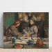 Reproductie van het schilderij De schilder Sickert en zijn moeder, Ontbijt in Neuville - Jacques-Émile Blanche