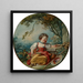 The Little Pilgrim - Jean-Honoré Fragonard — framed artwork on a wall