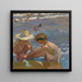 Het Gewonde Voet - Joaquín Sorolla — ingelijst kunstwerk aan de muur