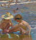 Het Gewonde Voet - Joaquín Sorolla — weergave van het kunstwerk
