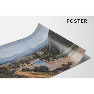 Le Pont de Narni - Jean-Baptiste Camille Corot | Reproduction Tableau Décoration murale affiche copie