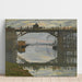 Reproductie van het schilderij Het houten bruggetje - Claude Monet