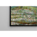 Reproductie van het schilderij Het bruggetje over een waterlelievijver - Claude Monet